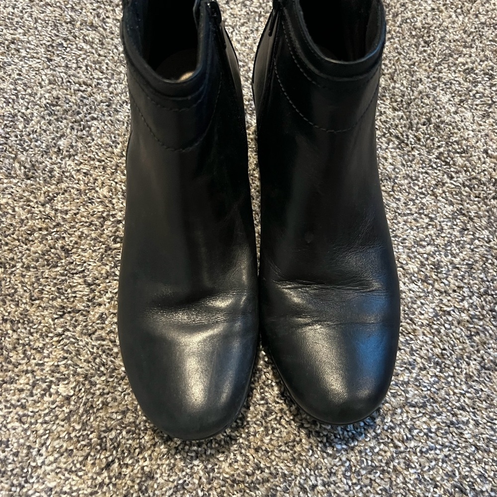 Clarks Black Ankle Boots